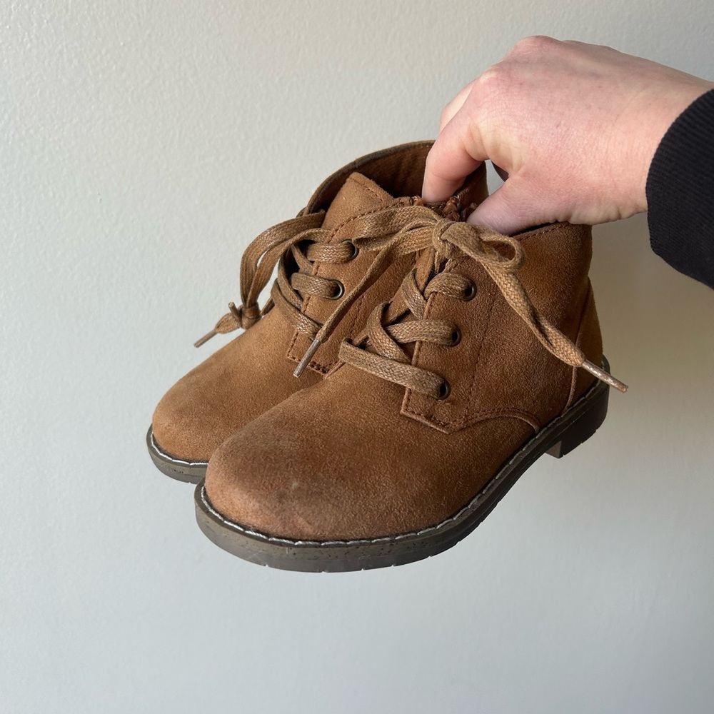 Gymboree Brown Lace-Up Kids Boots